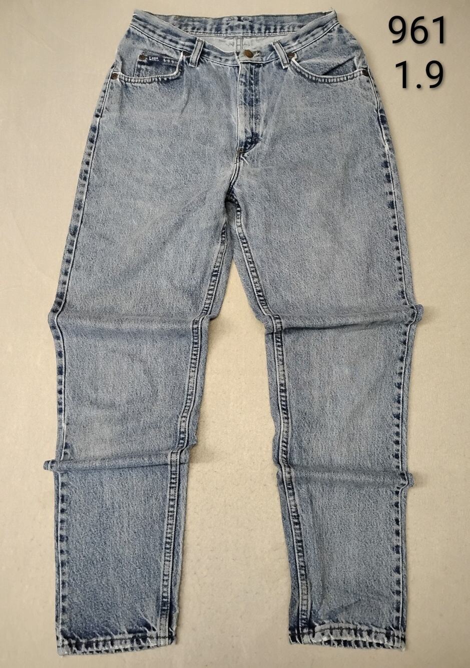 Lee's (10L) Vintage High Rise Straight Blue Denim Jeans